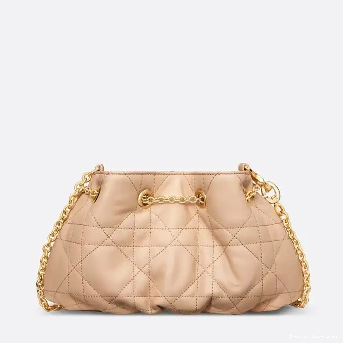 Cheap Macrocannage Dior Small Lambskin Bag Ammi Pink 0327 Luxury